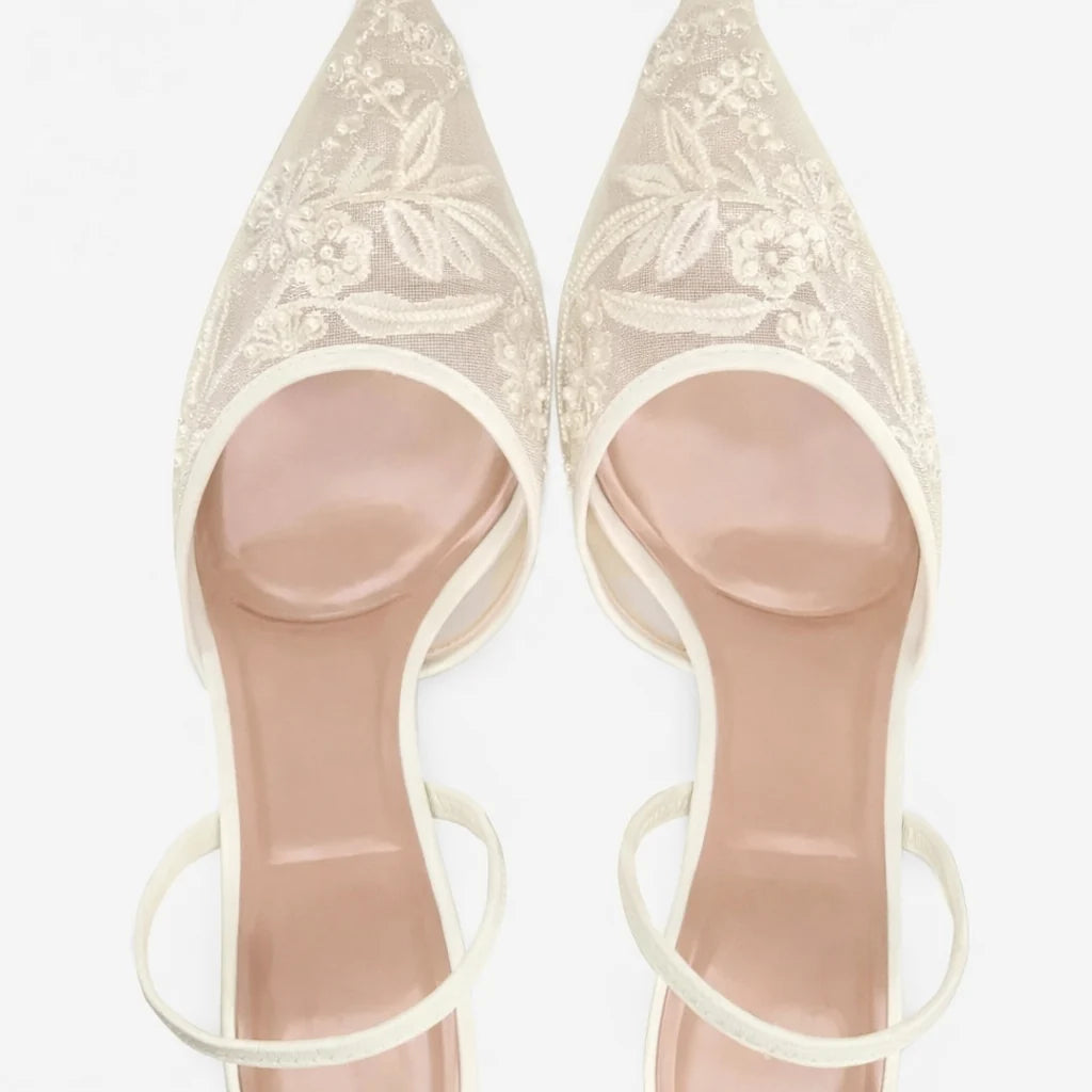 Women's Orthopaedic-Style Heeled Sandals – Cushioned Comfort & Cut-Out Design