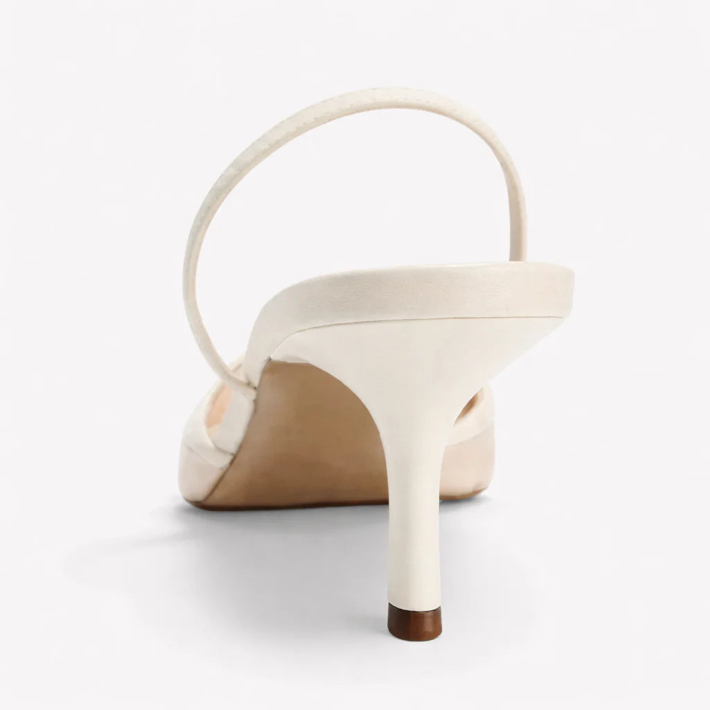 Women's Orthopaedic-Style Heeled Sandals – Cushioned Comfort & Cut-Out Design