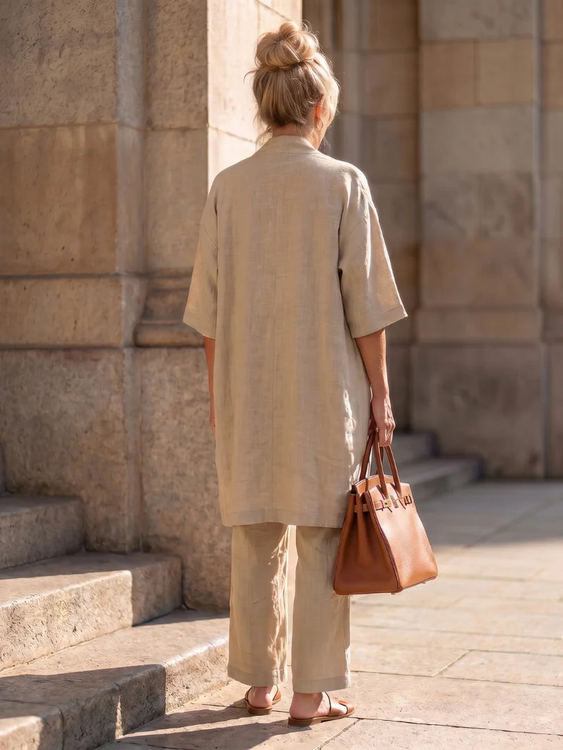 Amelia™ Three-Piece Relaxed Top & Pant Set